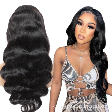 Wholesale Transparent Hd Indian Human Hair Vendor Closure Wigs 4X4 Human Hair Lace Wig 5X5 Human Hair Lace Wig